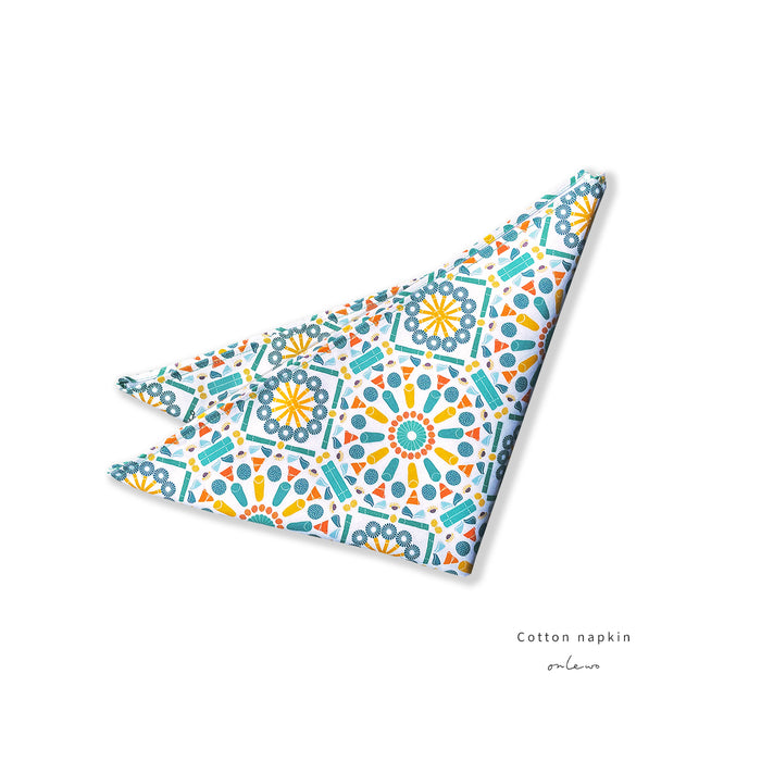 'KUEH TILE' Cotton napkin