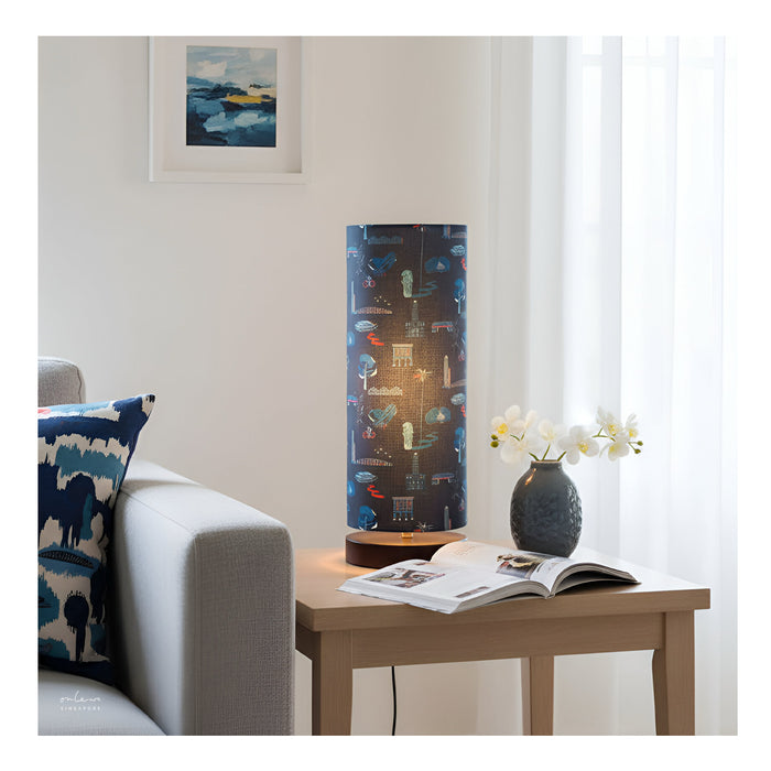 「オーキッドバティック」テーブルランプ