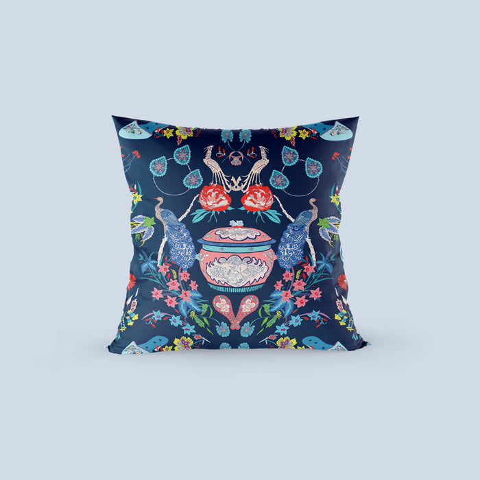 ‘PERANAKAN STORY’ Velvet Cushion Cover