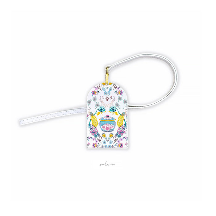 'PERANAKAN STORY' Leather Access Card Holder x Luggage Tag