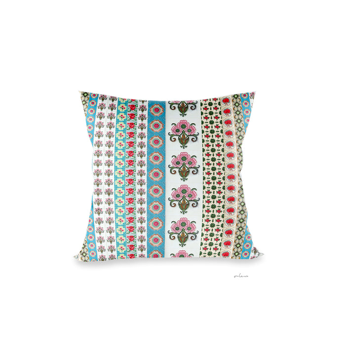 'PERANAKAN FLORAL TILE' Cushion Cover