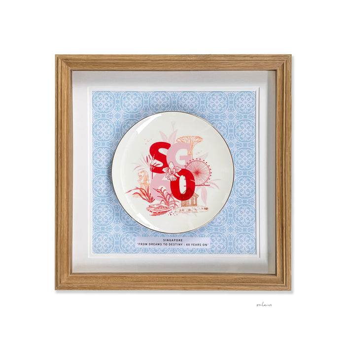 「シンガポールオーキッドガーデンプレート」