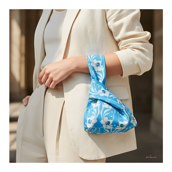 ‘ORCHID BATIK’ KNOT BAG