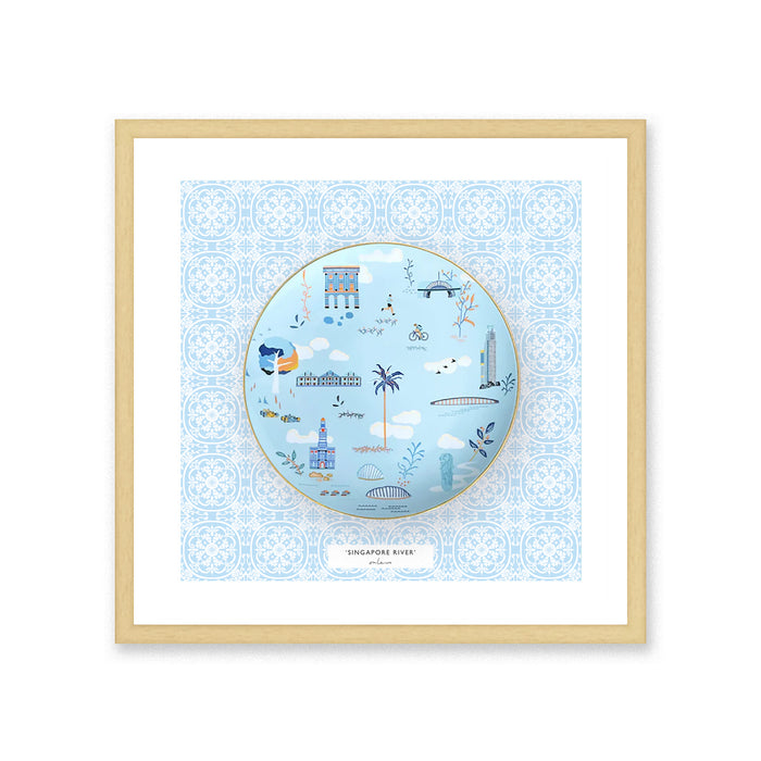 「シンガポールオーキッドガーデンプレート」