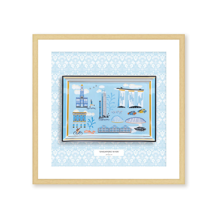 「シンガポールオーキッドガーデンプレート」