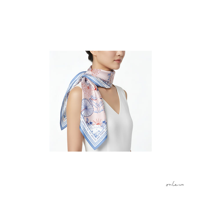‘DOWNTOWN’ Silk Scarf (Updated edition)