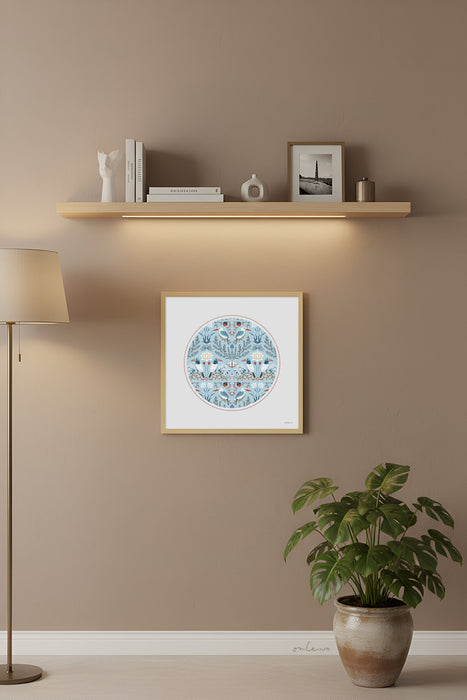 ‘HAVE YOU HEARD OF BIRDS SINGING? - KINGFISHER’ Framed Print