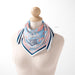 Onlewo 'City in the Garden' silk scarf flat lay — intricate Orchard Road and garden city pattern, designed in Singapore by Onlewo