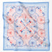 Onlewo 'Downtown' 90cm mulberry silk scarf — iconic Singapore Downtown landmarks including National Gallery, Gardens by the Bay and Marina Bay skyline