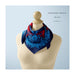Onlewo 'Singapore Orchid' silk scarf worn — graceful orchid design by Onlewo, Singapore nature-inspired luxury accessory