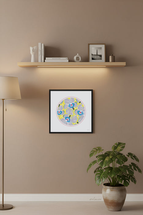 ‘PERANAKAN ORCHID’ Framed Print