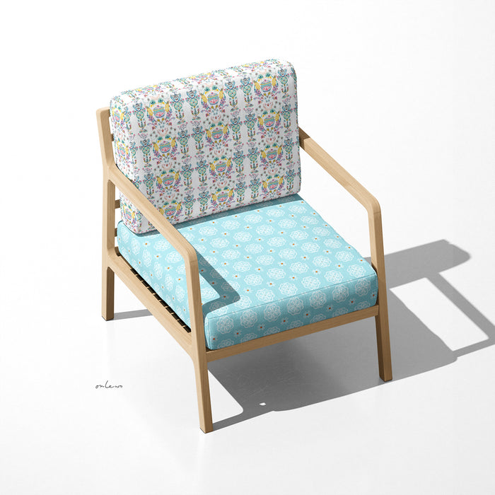 'PERANAKAN STORY / JOY' Velvet Upholstery Fabric