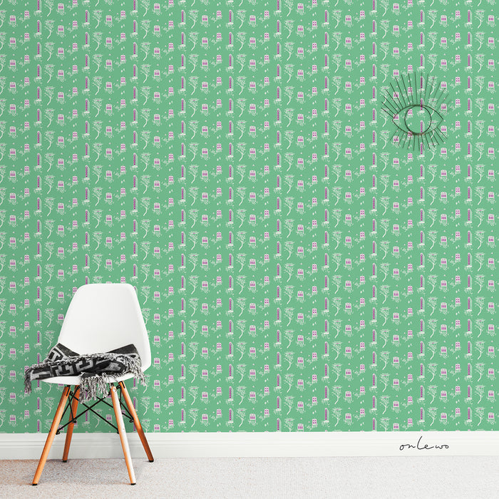 'CHINATOWN STREET ARCHITECTURE' Wallpaper