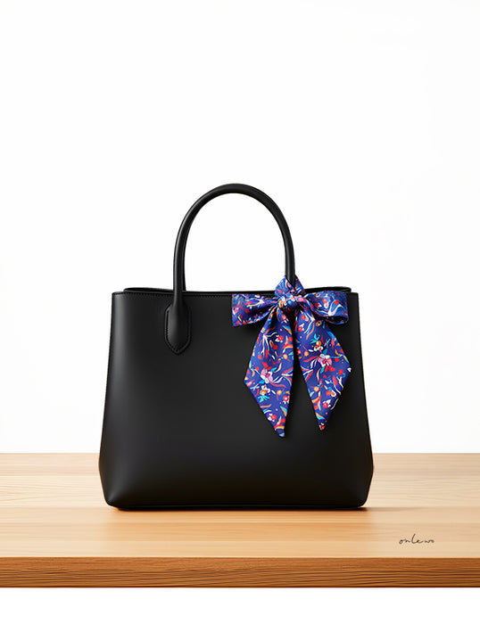 'ORCHID BATIK GARDEN & PERANAKAN TILES’ Slim Silk Scarf