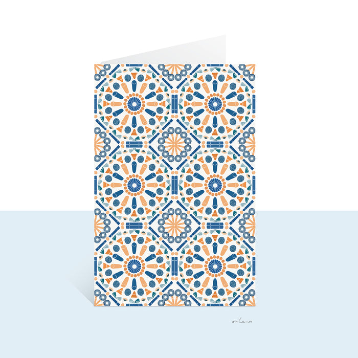 ‘KUEH TILE’ Greeting Card