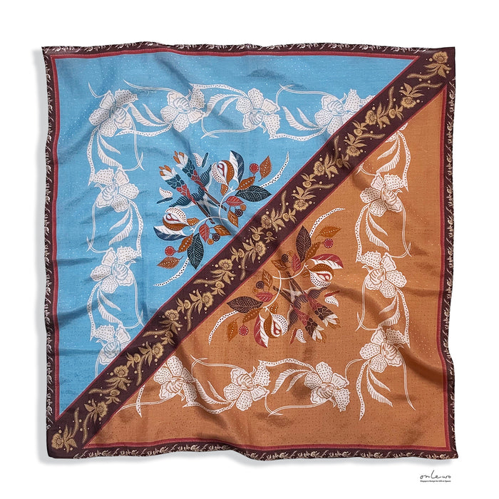 'The Batik Heritage' Jacquard Silk Cotton Scarf