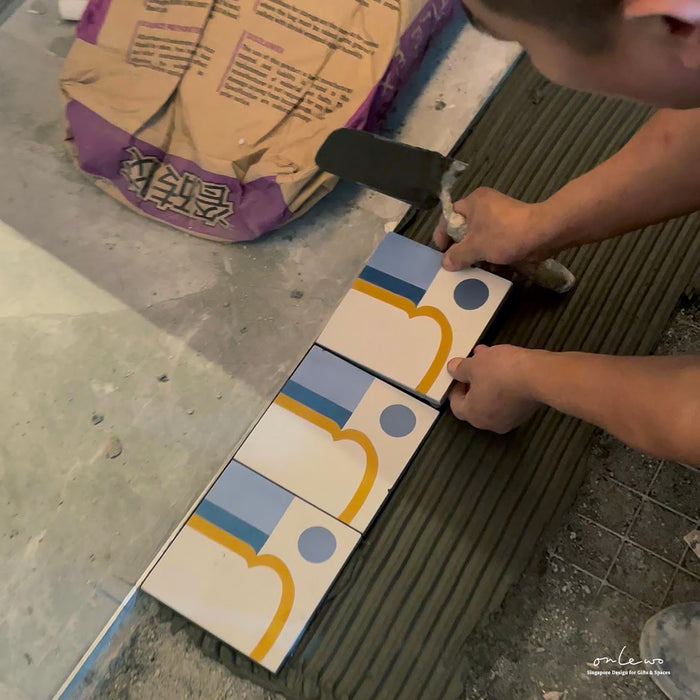 'Sunrise' CEMENT TILE