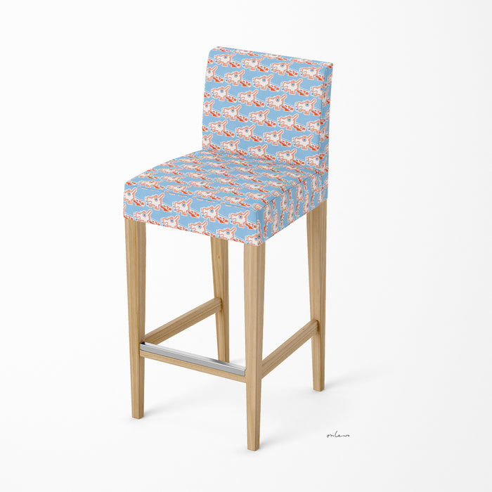 'MOONLIGHT FORESTERS / BLK 26 JALAN KLINIK/ DRAGON PLAYGROUND' Velvet Upholstery Fabric